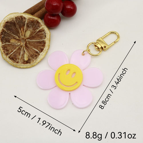 Acrylic Sun Smiley Flower Jewelry Findings Accessories for DIY Jewelry Making
