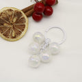 Metal Candy Color Grape Cluster Keychain Bag Charm Gift view 6