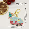 Zinc Alloy Enamel Vehicle Keychain Car Plane Bus Key Ring view 2