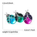 Alloy Colorful Ladybug Brooch Pin Set For Clothing Accessories view 5