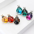 Alloy Colorful Ladybug Brooch Pin Set For Clothing Accessories view 3