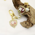 Metal Monet Garden Oil Painting Keychain Bag Charm Gift view 4