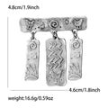 Alloy Totem Pendant Brooch Pin For Vintage Clothing Accessories view 5