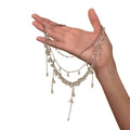 Light Luxury Resin Flower Layered Tassel Collarbone Necklace In New Chinese Style view 5