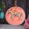 Dusty-Pink Crystal-Horse
