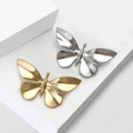 Alloy Polished Butterfly Brooch Pin For Fashion Apparel view 3