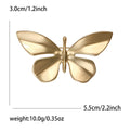 Alloy Polished Butterfly Brooch Pin For Fashion Apparel view 2