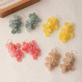 Elegant Summer Lily Of The Valley Flower Acrylic Petal Alloy Hook Long Tassel Vacation Dangle Earrings view 2