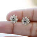 Sweet Daisy Flower Stud Earrings For Women, Floral Pastoral Forest Style Daily Ear Jewelry view 2