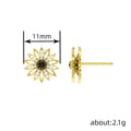 Sweet Daisy Flower Stud Earrings For Women, Floral Pastoral Forest Style Daily Ear Jewelry view 4