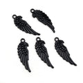 Black Alloy Bat Spider Butterfly Star Charms, DIY Necklace Bracelet Pendant Jewelry Accessories view 4