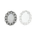 13x18mm Zinc Alloy Oval Setting Charm Pendant for DIY Necklace Bracelet Jewelry Making view 4