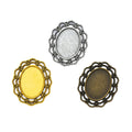 13x18mm Zinc Alloy Oval Setting Charm Pendant for DIY Necklace Bracelet Jewelry Making view 5