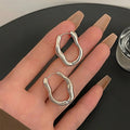 French Style Womens Ear Cuff Irregular Shaped Fashion Niche Elegant Popular Jewelry Earrings view 2