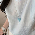 Copper Round Glass Bead Grape Cluster Necklace Minimalist Sweet Geometric Collarbone Chain view 4