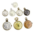 Alloy Pocket Watch And Wall Clock Pendant Charms For DIY Handmade Necklace Bracelet Jewelry view 5