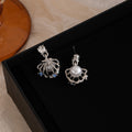 Elegant Summer Shell Pearl Zircon Alloy Stud Earrings For Beach Vacation Fresh Sweet Luxury Earrings view 2