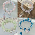 New Chinese Style Bow Zircon Crystal Glass Beaded Bracelet For Women Vintage Fashion Jewelry view 2