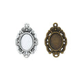 10x14mm Zinc Alloy Oval Bezel Charm Pendant No.323177 for DIY Necklace Bracelet Jewelry Making view 4