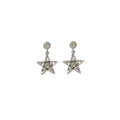 Rhinestone Star Spliced Alloy Choker Necklace For Women, Minimalist Luxury Collarbone Chain view 5
