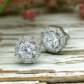 Women's Geometric Octagon Stud Earrings Elegant Delicate Fashion Jewelry Accessories view 1
