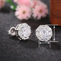 Women's Geometric Octagon Stud Earrings Elegant Delicate Fashion Jewelry Accessories view 4