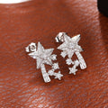 Korean Style Shiny Star Shaped Sweet Stud Earrings Light Luxury Fashion Jewelry view 5