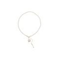 Light Luxury Faux Pearl Camellia Flower Pendant Necklace French Elegant Collarbone Jewelry for Women view 5