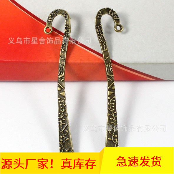 80x14mm Alloy Bookmark Hair Stick Finding