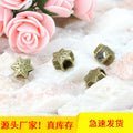 Star Spacer Bead Antique Tone Alloy Jewelry Making Component in 2 Finishes view 1