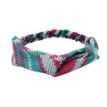 Printed Stretch Twist Front Fabric Headbands in Eight Patterns view 5