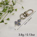 Metal Clover Keychain Bag Charm Gift view 2
