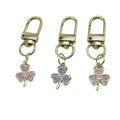 Metal Clover Keychain Bag Charm Gift view 5