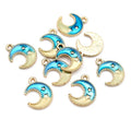 Gold Zinc Alloy Charm Pendant No.048669 for DIY Necklace Bracelet Jewelry Making view 4