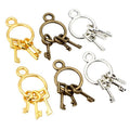 27x13mm Mini Alloy Key Pendant Charm, 1.5g DIY Necklace Bracelet Jewelry Accessories view 5