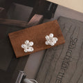 Elegant Luxury French Style Pearl Rhinestone Flower Ball Cluster Alloy Stud Women's Fashion Earrings view 4