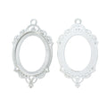 30x40mm Zinc Alloy Oval Bezel Charm Pendant No.861187 for DIY Necklace Bracelet Jewelry Making view 2