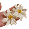 Acrylic Flower Stud Earrings For Women Vacation Style Sweet Fresh Floral Ear Jewelry view 5