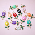 21x10mm Gold Zinc Alloy Charm Pendant for DIY Necklace Bracelet Jewelry Making view 2