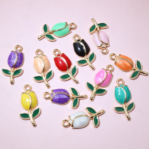 21x10mm Gold Zinc Alloy Charm Pendant for DIY Necklace Bracelet Jewelry Making