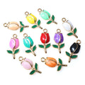 21x10mm Gold Zinc Alloy Charm Pendant for DIY Necklace Bracelet Jewelry Making view 4