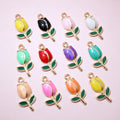 21x10mm Gold Zinc Alloy Charm Pendant for DIY Necklace Bracelet Jewelry Making view 1