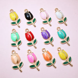 21x10mm Gold Zinc Alloy Charm Pendant for DIY Necklace Bracelet Jewelry Making