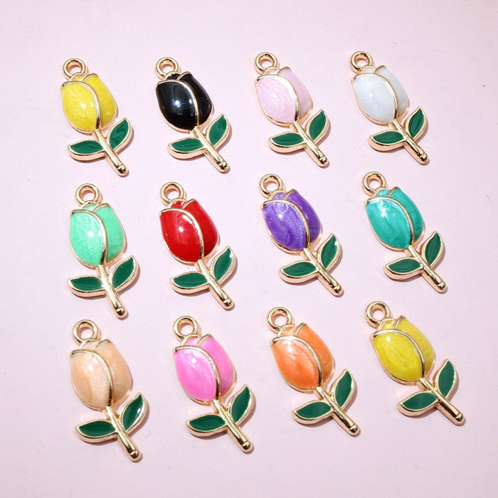 21x10mm Gold Zinc Alloy Charm Pendant for DIY Necklace Bracelet Jewelry Making