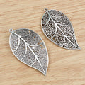 57x31mm Alloy Tree Leaf Pendant For DIY Necklace Bracelet Keychain Jewelry Charm Accessory view 3
