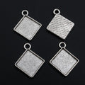 15mm 2g Gold Zinc Alloy Charm Pendant for DIY Necklace Bracelet Jewelry Making view 2