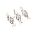 20x8mm Alloy X Small Fish Pendant Charm For DIY Handmade Necklace Bracelet Accessories 1.2g view 5