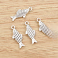 20x8mm Alloy X Small Fish Pendant Charm For DIY Handmade Necklace Bracelet Accessories 1.2g view 2