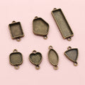 Gold Zinc Alloy Charm Pendant No.337322 for DIY Necklace Bracelet Jewelry Making view 4