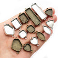 Gold Zinc Alloy Charm Pendant No.337322 for DIY Necklace Bracelet Jewelry Making view 3